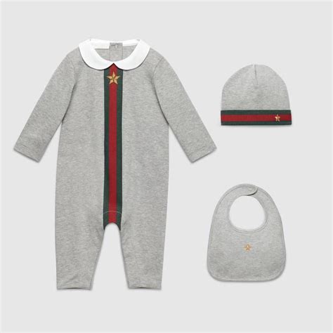 gucci baby jersey set